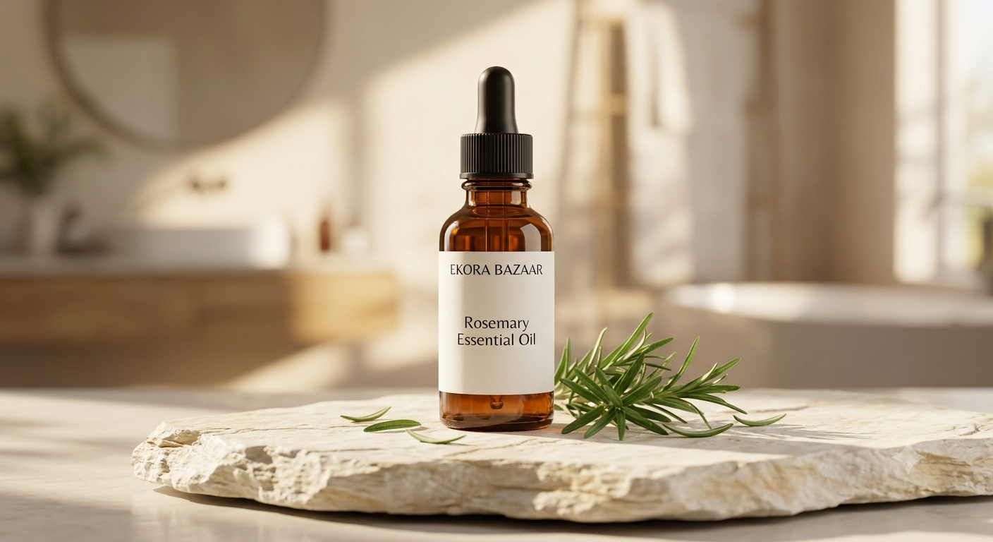 ROSEMARY ESSENTIAL OIL FOR HAIR GROWTH, HAIR FALL CONTROL AND NOURISHMENT, SKIN CARE